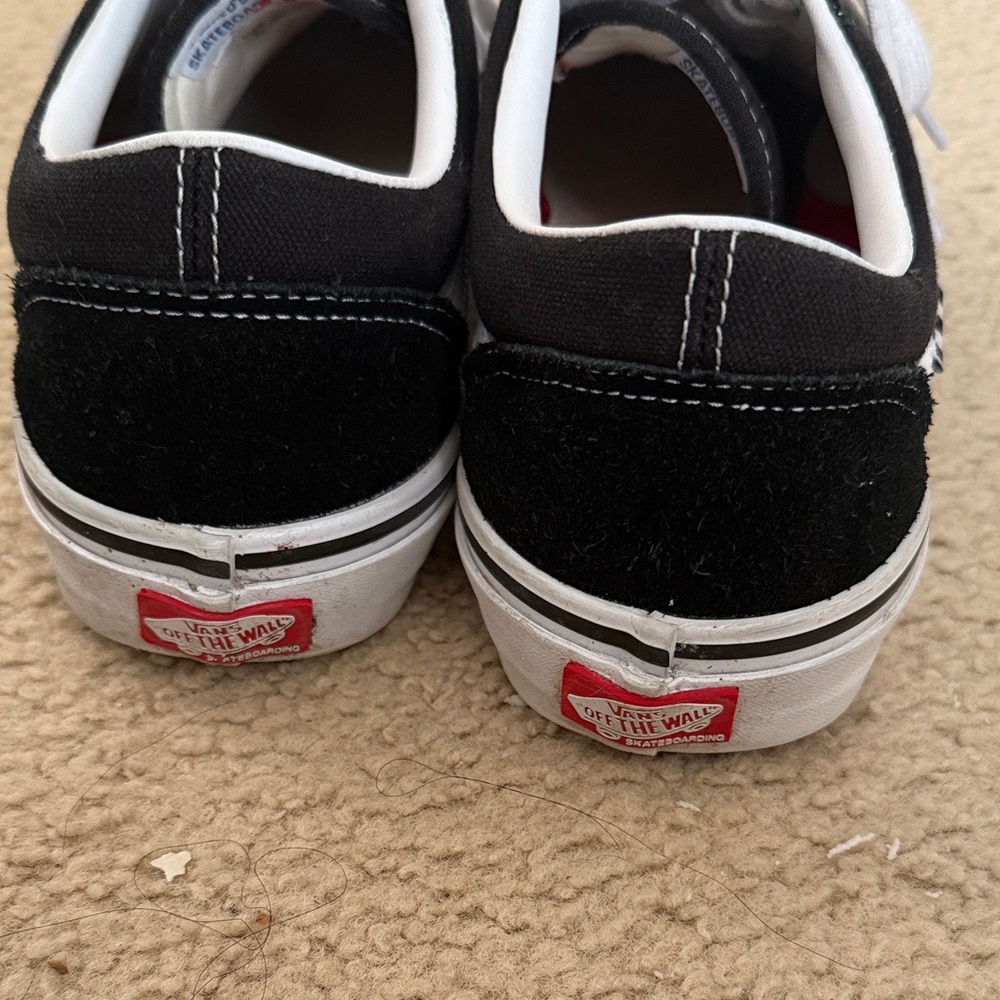 Vans Black and White Sneakers - Picture 5 of 10